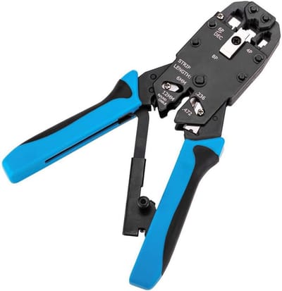 Professioneel Modulair Krimpgereedschap voor RJ45, RJ11 en RJ12 Connectoren