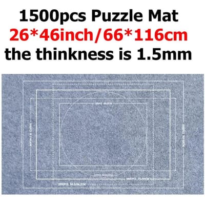 1500-3000 STUKS Puzzel Opbergmat Draagbare Opbergdeken Antislip Vilt Stof Volwassen Doe-het-zelf Handgemaakt Product Opbergtool TMZ