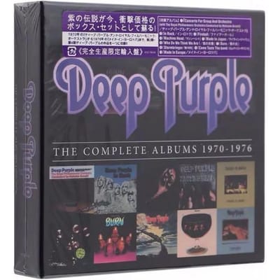 Album Deep Purple Complete 1970-1976, een set van 10 cd's