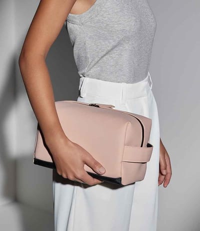 Poeder Roze Toilettas - Matte afwerking - Waterafstotend - Luxe afwerking