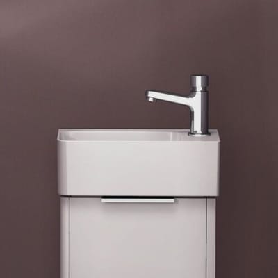 LAUFEN Val hand wash basin 34 x 22 cm with 1 tap hole, with overflow H8152800001061