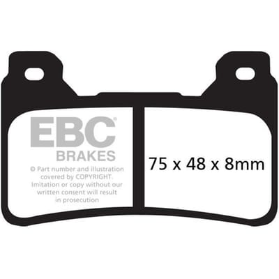 Ebc Fa-hh Series Fa390hh Gesinterde Remblokken Zwart
