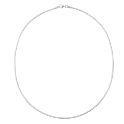 Behave – Zilveren Ketting 925 – 42 Cm – 1,9 Mm – Massief Zilver – Snake Chain – Slangen ketting
