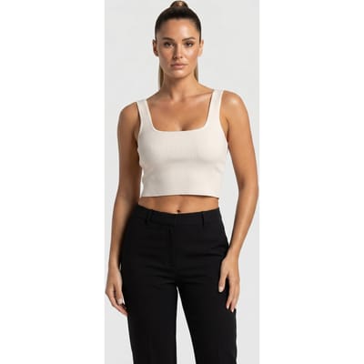 & Other Stories Ari Tank White Size: L | Tanks &amp; Camis Outlet | Dames | Wit