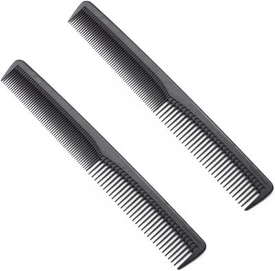 Snijkam Set - Haarkam Fijne Tanden - Haar Styling - Hittebestendig Antistatisch - 175 cm - Zwart