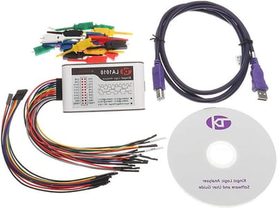 Logica Analysator - Test Instrument - Elektronica Debuggen - 16 Kanalen - 100M Sample Rate - Grijs