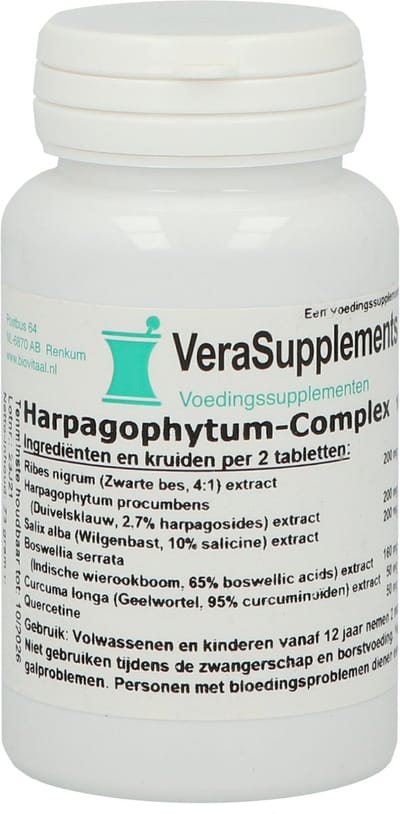 VeraSupplements Harpagophytum-complex - 100 tabletten - Kruidenpreparaat