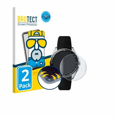 BROTECT - Screenprotector voor TAG Heuer Connected Calibre E5 (40 mm) - Folie Beschermfolie matte volledig dekking 2 Stuks