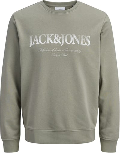JACK&JONES PLUS - JJDEVIN DAYTONA PRINT SWEAT CREW N PLS PLUS - Heren PLUS - Sweaters