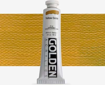 Golden Heavy Body Acrylverf serie 1 | Yellow Oxide (1410-2) 59ml