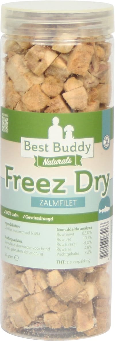 Freez Dry Zalmfilet - Glutenvrij - Mono proteïne - Best Buddy Pets