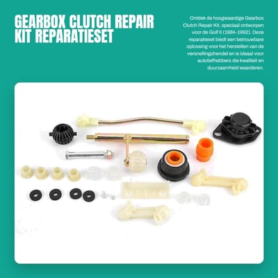Dailygoods- Koppeling Schakelstang Reparatieset - Geschikt voor Golf II 1984-1992 - Hoogwaardige ABS/Metaal - Corrosiebestendig - Snelle Levering - 30-Dagen Retourbeleid - Koppelingsset