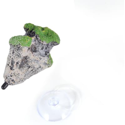 Aquarium Vissenkom Drijvende Rotsen Ornament Landschap Mos Zwevende Steen Decoratie Medium gray