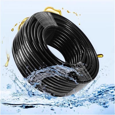 Hogedruk Tuinslang - Flexibele Waterslang - Tuin Bewatering - Knikvrij Ontwerp - 30 Meter - Zwart