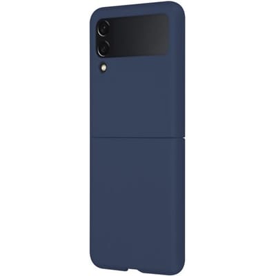 ShieldCase Hoesje geschikt voor Samsung Galaxy z flip 3 slim case - blauw - Lichtgewicht Beschermcase - Dunne en Flexibele Cover - Duurzame Slim Fit Cover - Val- en Krasbestendige Case - Slanke Beschermhoes