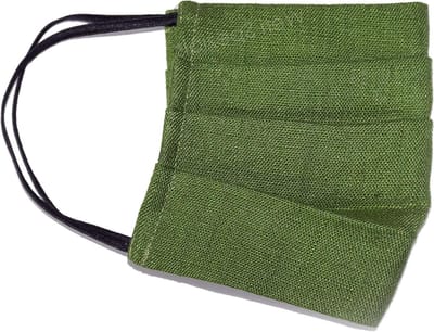 Linnen Gezichtsmasker - Bandana Doek - Dagelijks Gebruik - Wasbaar op 95 graden - Één Maat - Groen