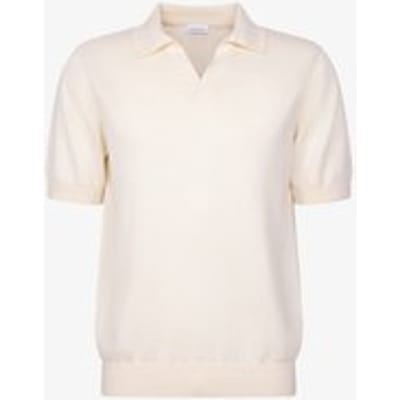Seidensticker Polo Zonder Knopen - Off White - Maat XXL