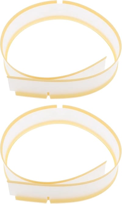 Vaatwasser Deurafdichting - Onderste Rubberen Strip - Lekkage Voorkomen - Hoge Temperatuur Bestendig - 2 Stuks