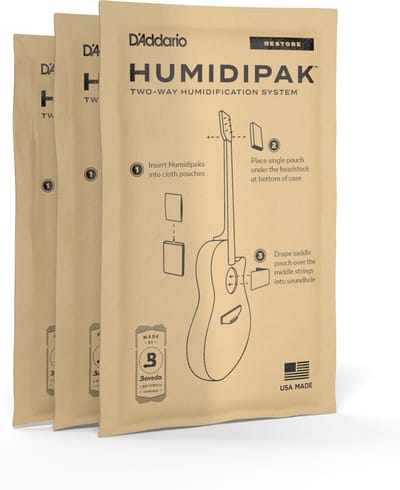D'Addario PW-HPCP-03 Humidification Conditioning 3-Pack - Accessoire voor gitaren