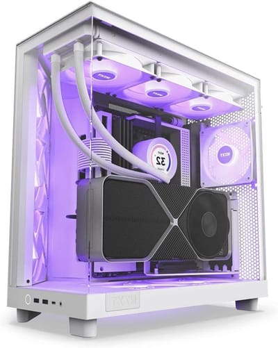 Midi Tower Behuizing - Computerkast PC - Componenten Beschermen - Geoptimaliseerde Luchtstroom - Mid Tower Formaat - Wit
