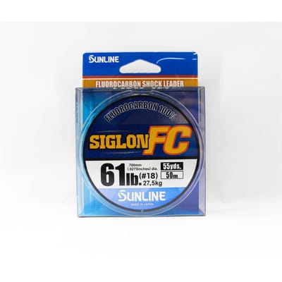 Sunline Fluorocarbon Leider Siglon FC 100% 50m 61lb Diameter 0,7 mm (2040)