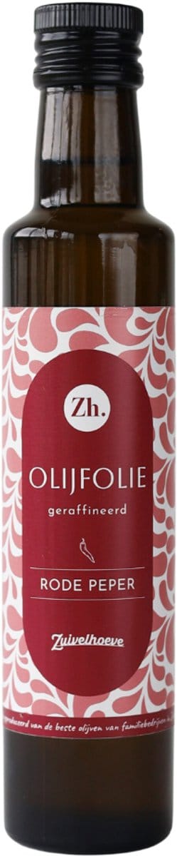Zuivelhoeve Olijfolie Rode Peper 250 ml - Olijfolie extra vierge - Olijfolie fles - Smaakmaker