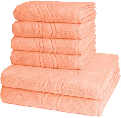 Ross Dames en Heren 4 X handdoek 2 X douchedoek - per set Cashmere feeling