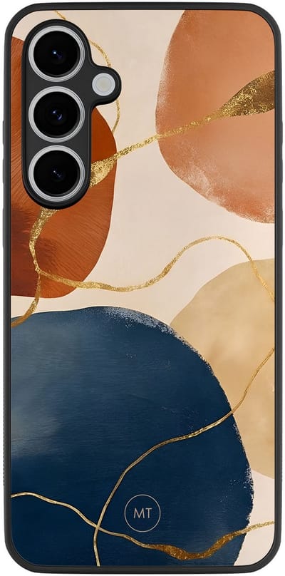 Hoesje geschikt voor Samsung Galaxy S24 FE - Abstract harmony - TPU Hard Case Backcover - Multi - Mooie Telefoonhoesjes