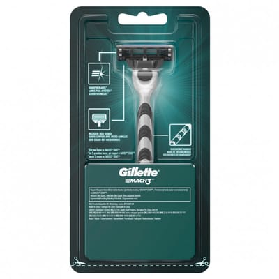Gillette Mach3 Razor Houder incl 1 mesje