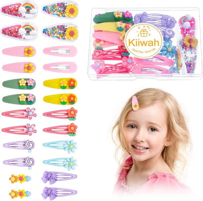 Haarclips voor meisjes - 24 stuks in verschillende kleuren - Veilig en duurzaam - Perfect voor dagelijkse haarstyling - ShopVlot
