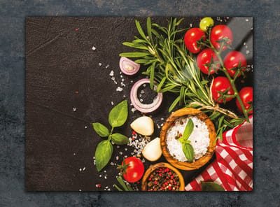 TMK ArtDeko - Snijplank - 30x22 cm - Glas - Antislip