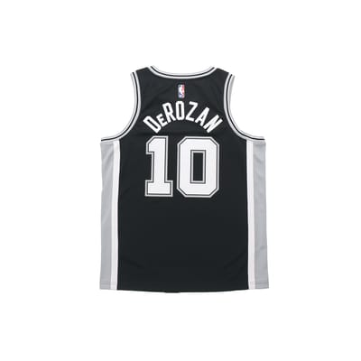 Maillot Swingman Nike NBA Édition Icone - Spurs DeRozan #10 Débardeur de Basketball Homme Hauts Noir 864509-018 XL gray