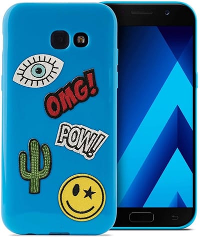 PURO SGGA517PM1BLUE mobiele telefoon behuizingen 13,2 cm (5.2'') Hoes Blauw, Groen, Rood, Wit, Geel