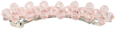 Haarsoires Haarspeld Patentspeld 6cm – Recht - Facetkralen – Roze - Haarspelden voor Dames - Haarklem - Haarclip - Haaraccessoires - Hair Clip - Decoratieve Haaraccessoire