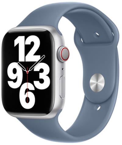Apple Watch sportbandje - Voor Apple Watch 3/4/5/6/7/8/SE/Ultra 42/44/45/49mm - Leisteenblauw