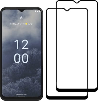 Smartphonica 2 Stuks Screenprotector Geschikt voor Nokia G60 - Full Cover Tempered Glass - Gehard glas Geschikt voor Nokia G60 geschikt voor Nokia G60