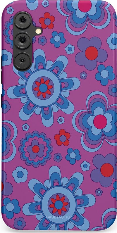 Casetastic Hoesje Geschikt voor Samsung A34 (5G) - Stijlvolle Beschermende Duo-layer Case - Retro relax