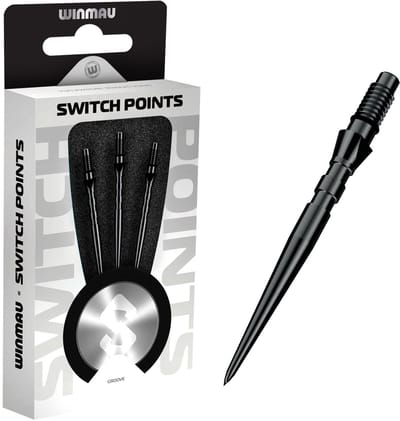 Winmau Switch Point Groove Black 30 mm