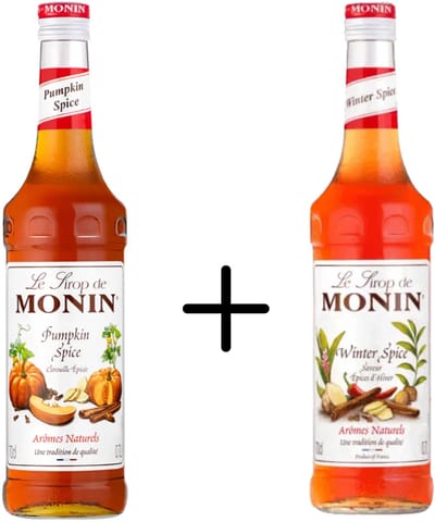 Monin Pumpkin Spice 70cl + Monin Winter Spice 70cl