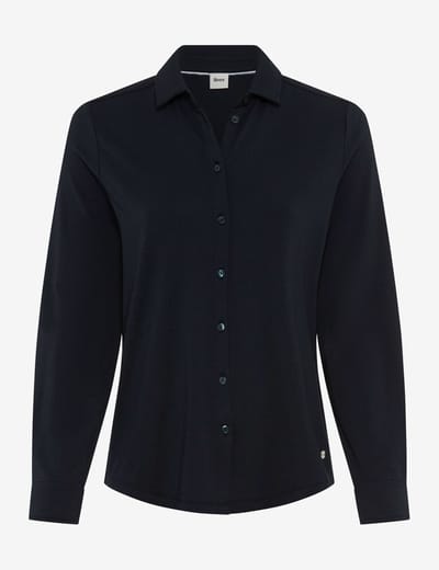 Brax Dames Blouse  Style CELINA L navy, donkerblauw, maat 34