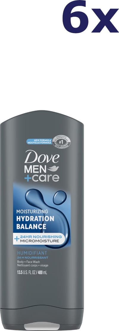 Dove Men+Care - Douchegel - Clean Comfort - 400ml x 6