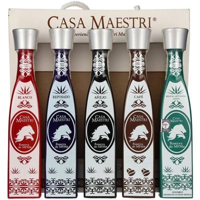 Casa Maestri MFM Tequila Gift Set 40% Vol. 5x0,1l