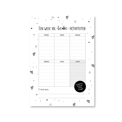 Weekplanner A5 - 24/7  Stoer