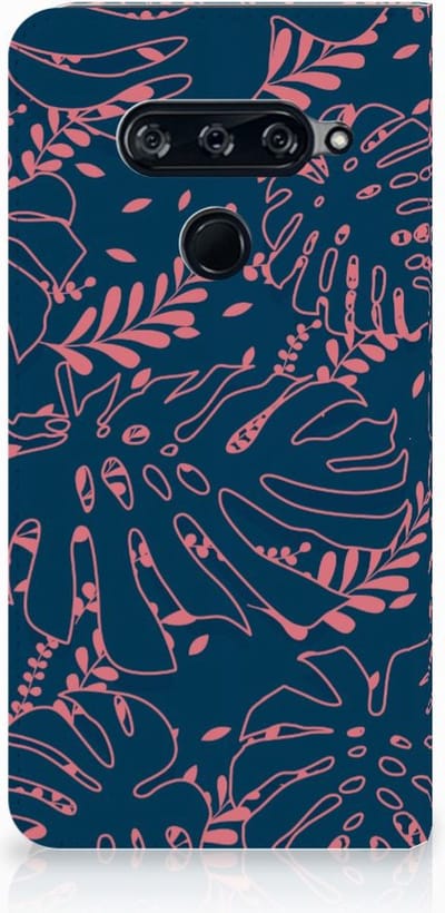 LG V40 Thinq Smart Cover Palm Leaves
