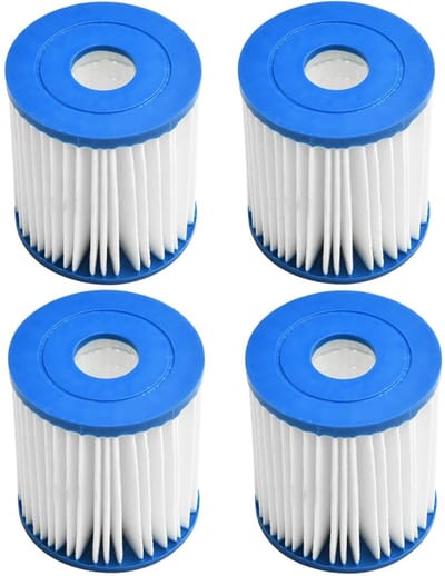 Byshayne- Hot Tub Filters Vervangingsset - Filterpatroon Type H - Voor Intex 28601/28602 - 4 Stuks - Groot Filtratiegebied - Houdt Spa Water Schoon - Zwembadfilters