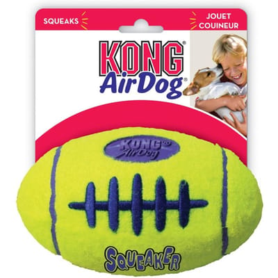 KONG Hondenspeelgoed Tennisvoetbal met pieper 1 stuk 19x10cm
