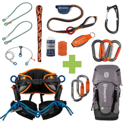 Husqvarna Boomklim Bundel Met Klimharnas, Klimlijn, Friction Saver En Werpaccessoires