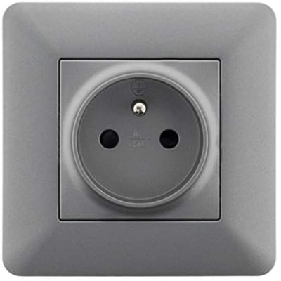 Metseldoos 75x75mm - met schroeven en klauwen - Groen