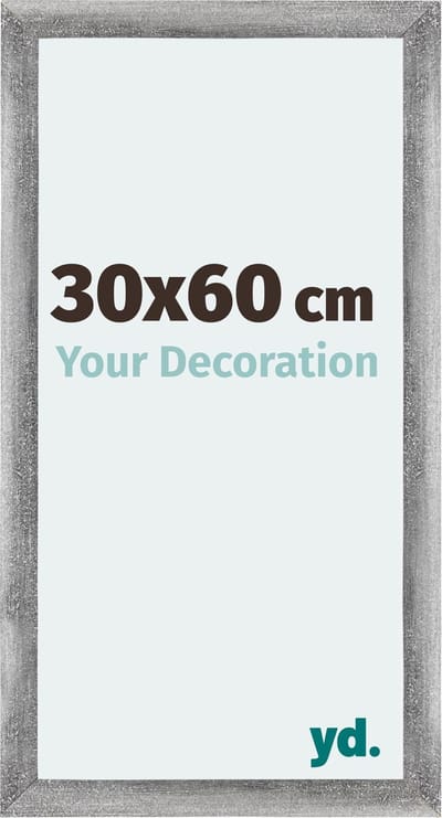 Your Decoration - Fotolijst 30x60 cm - MDF - Grijs Geveegd - Mura