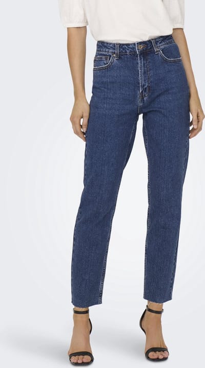 ONLY ONLEMILY LIFE HW ST RAW CR AN MAE05 NOOS Dames Jeans - Maat W29 X L30